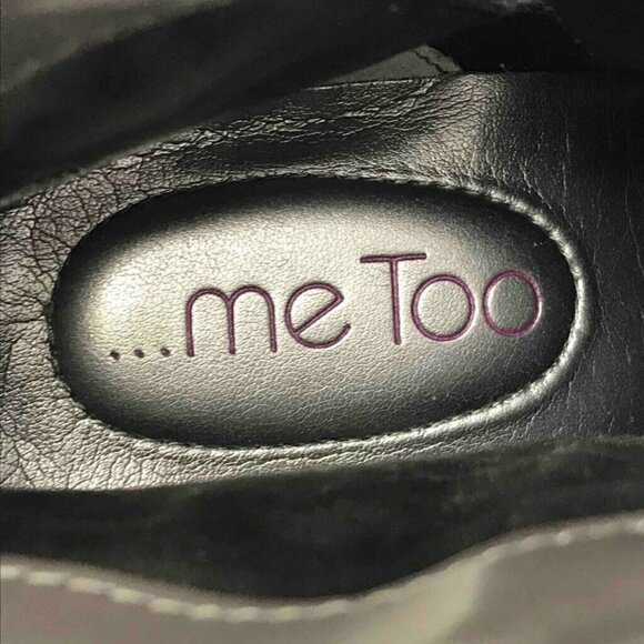 Me Too Breanna Ankle Boots Gray Wedge Heel 7 - Picture 6 of 9